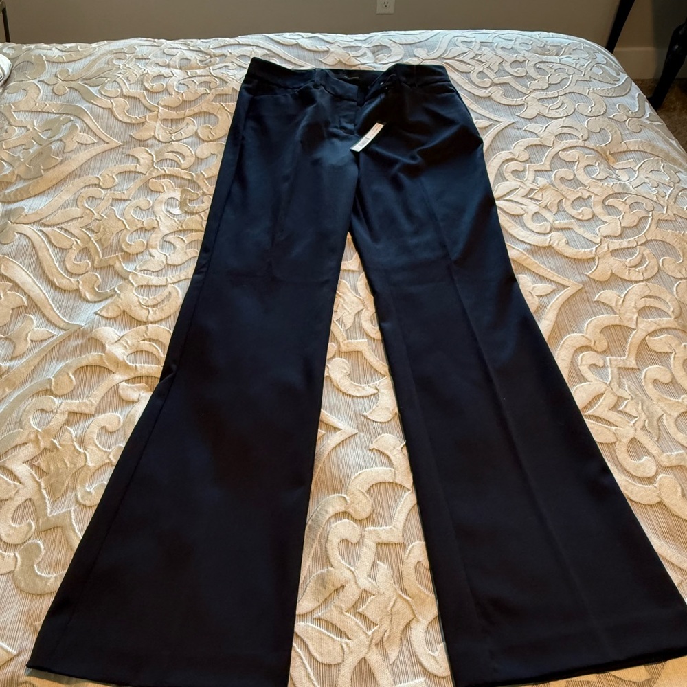 Chic Navy Wide Leg Women's Pants